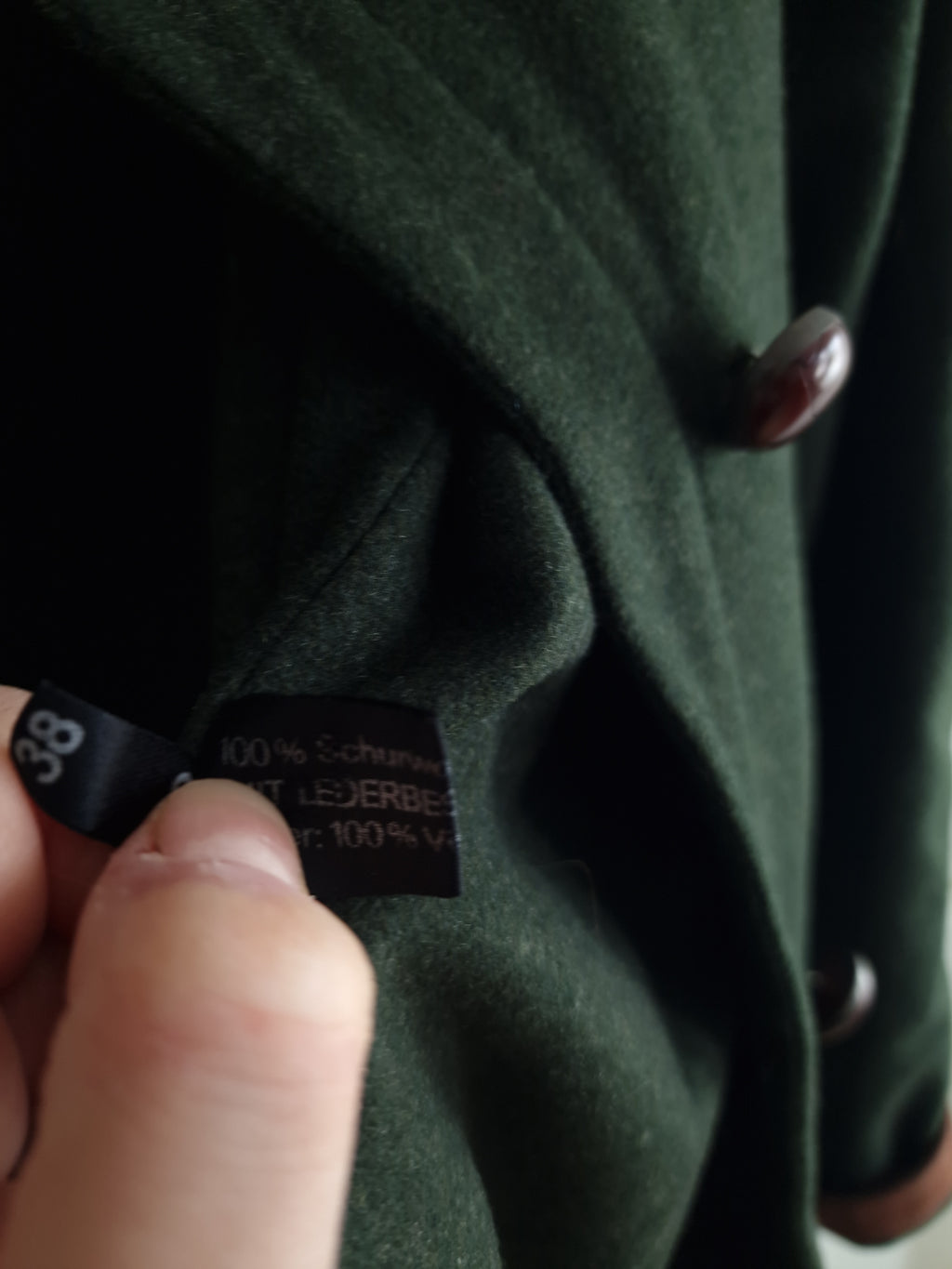 Oversized wool coat (100% wool)