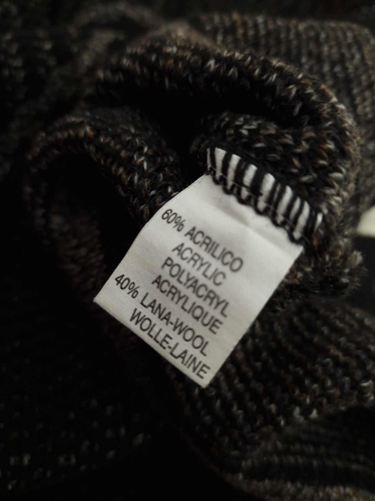 Vintage Woll Pullover mit Strukturmuster