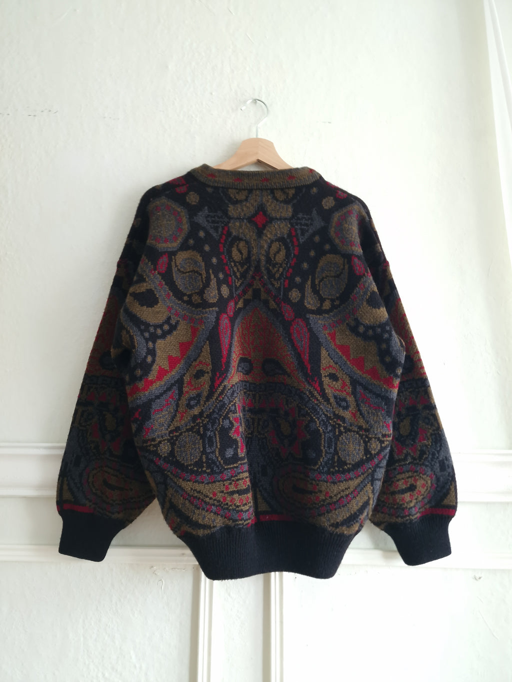 Vintage Strickpullover mit Muster
