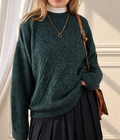 Wool blend vintage Italian Knit Sweater 🖤