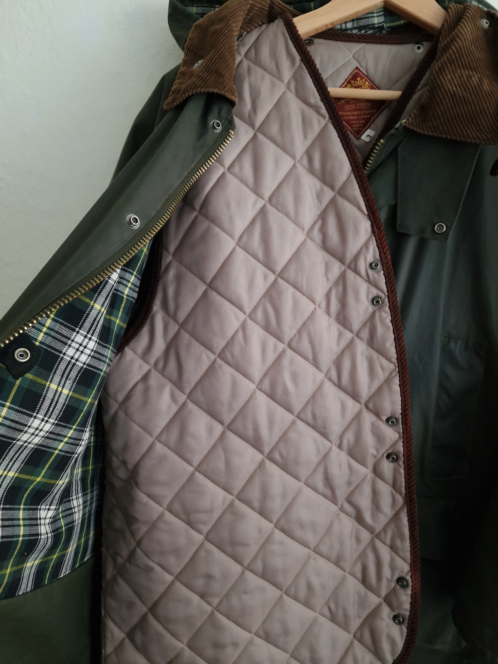 Vintage original Royal Spencer Wachs Jacke