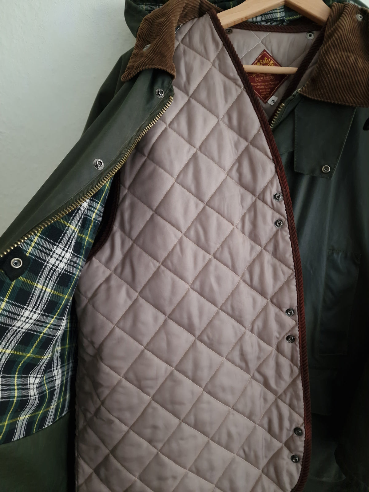 Vintage original Royal Spencer Wachs Jacke