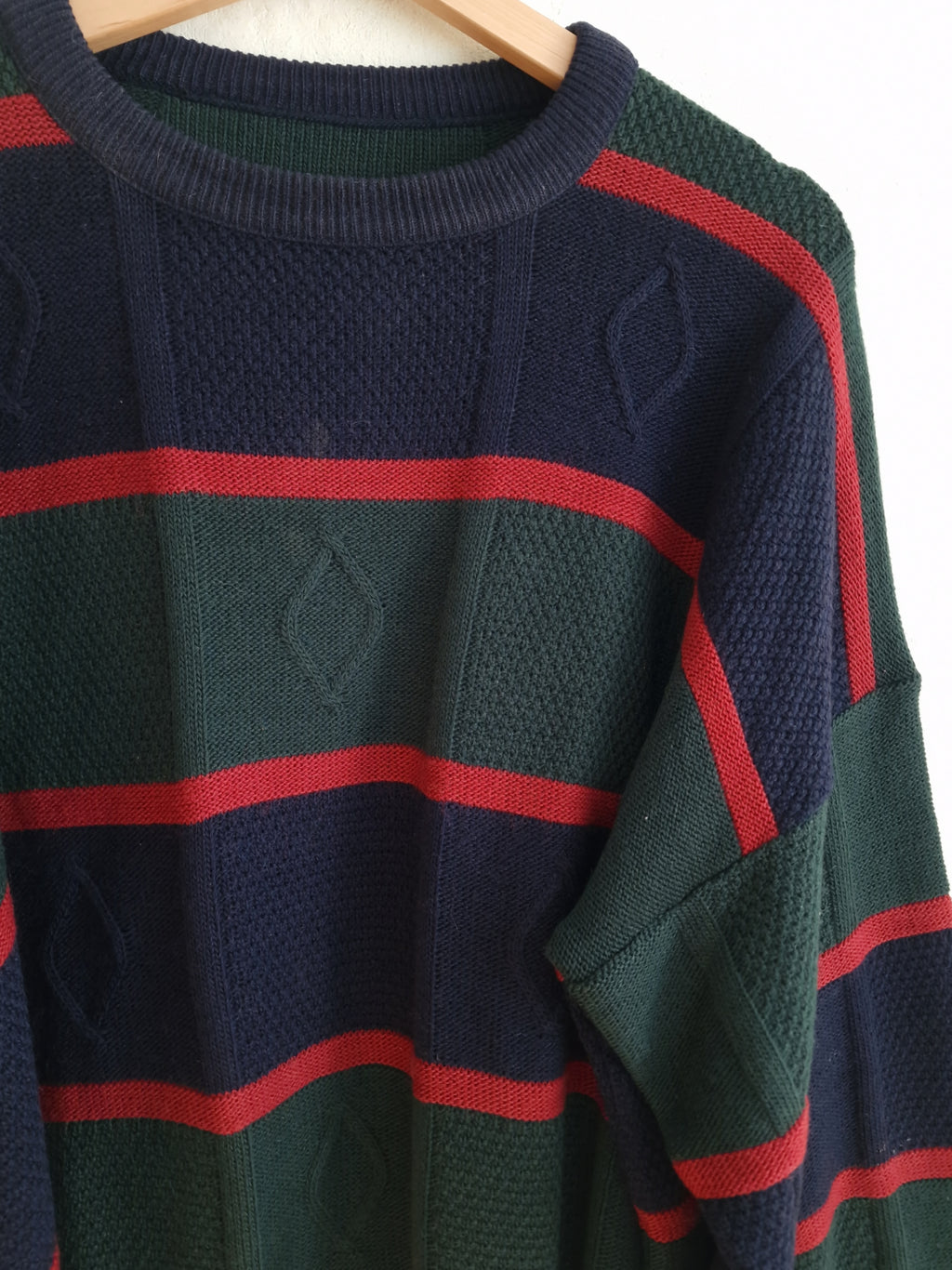 Striped 80s sweater