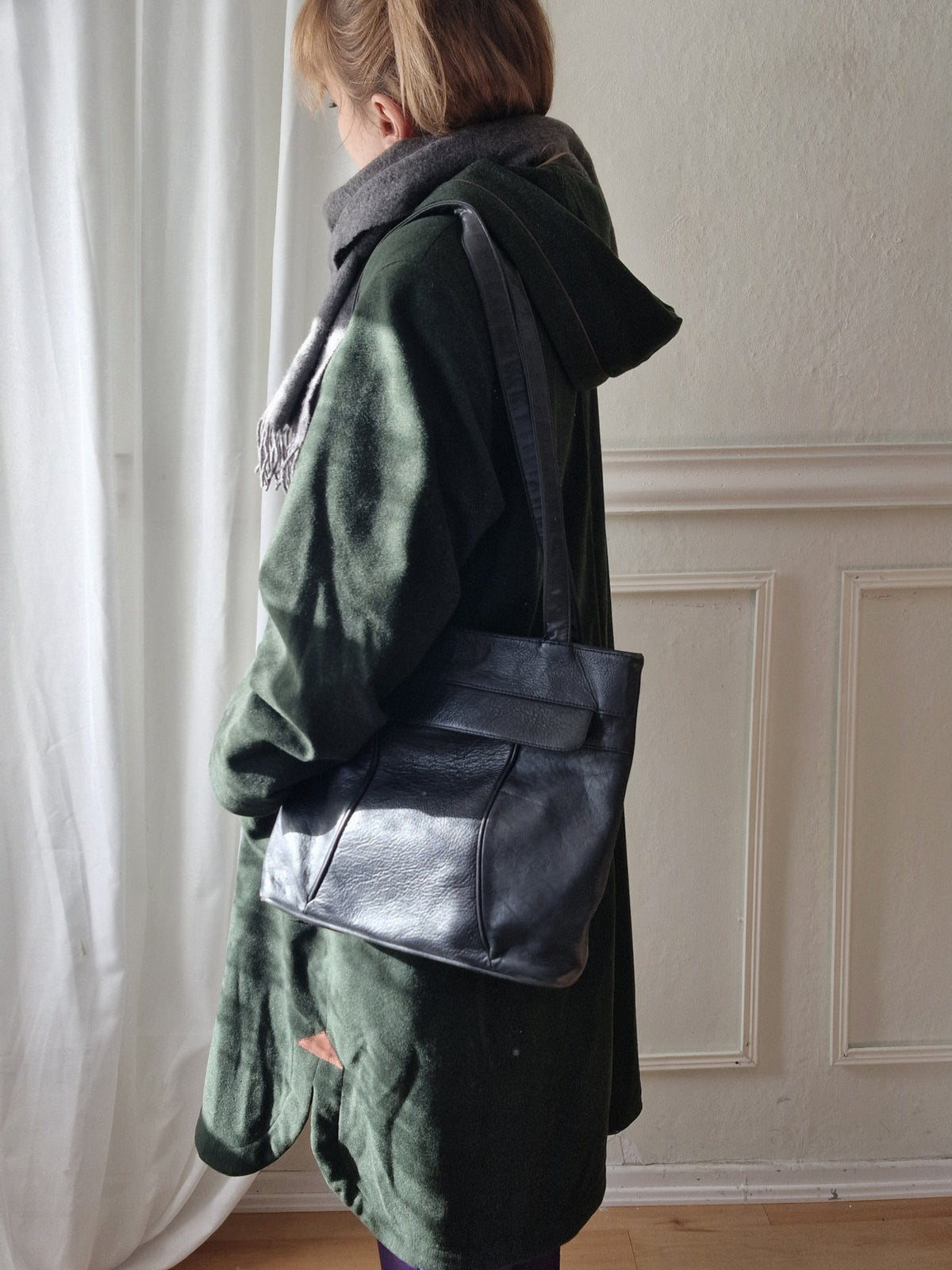 Oversized wool coat (100% wool)